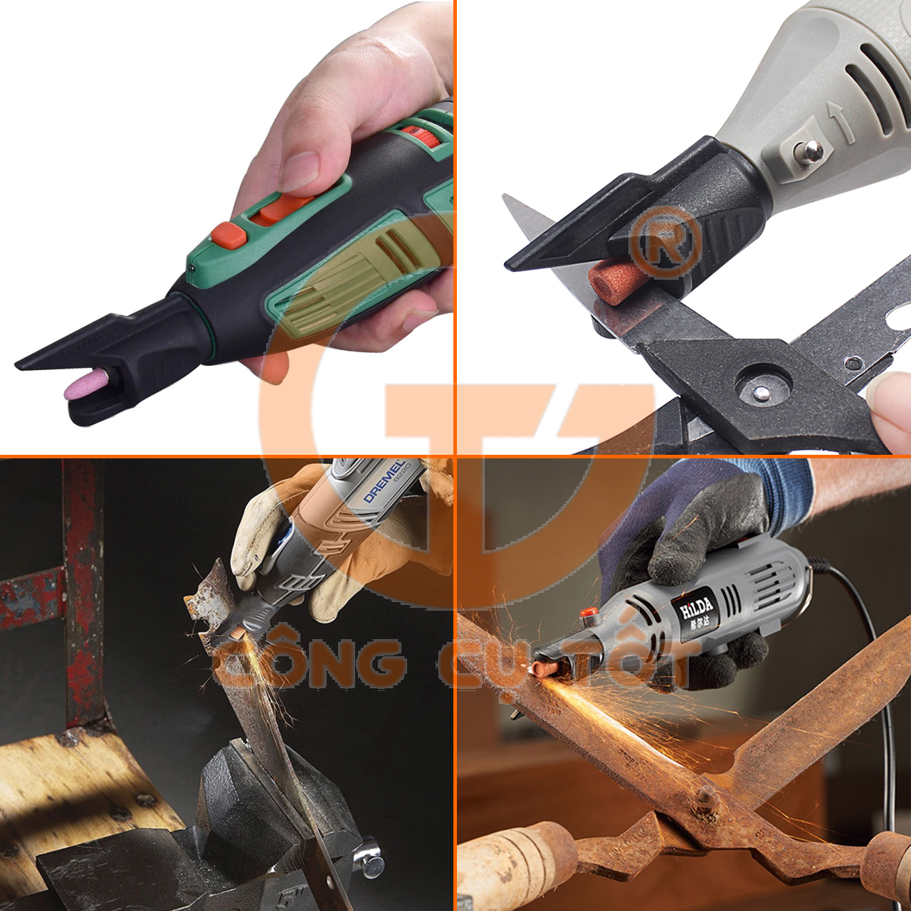 Đầu dưỡng mài cho máy đa năng