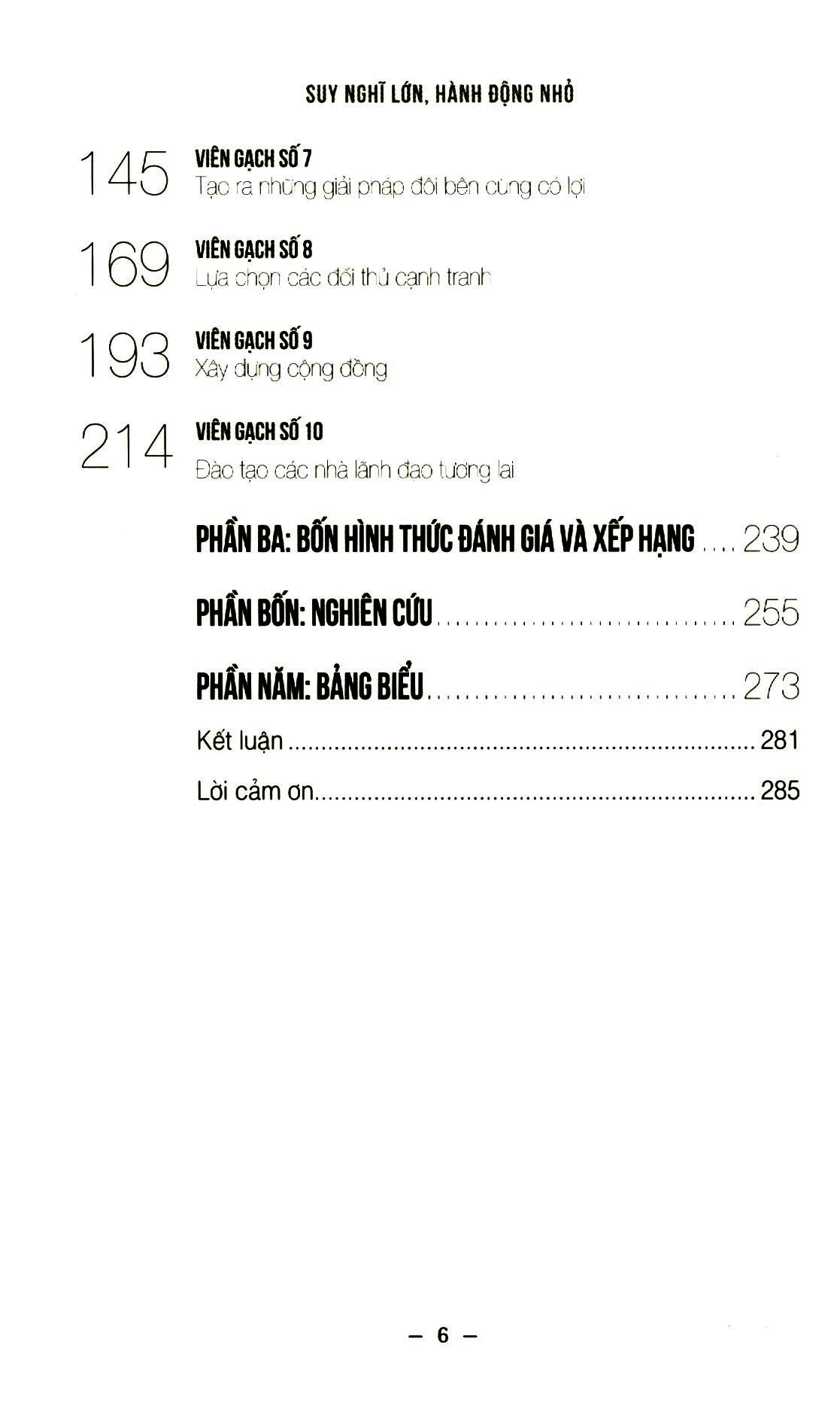 Suy Nghĩ Lớn , Hành Động Nhỏ
