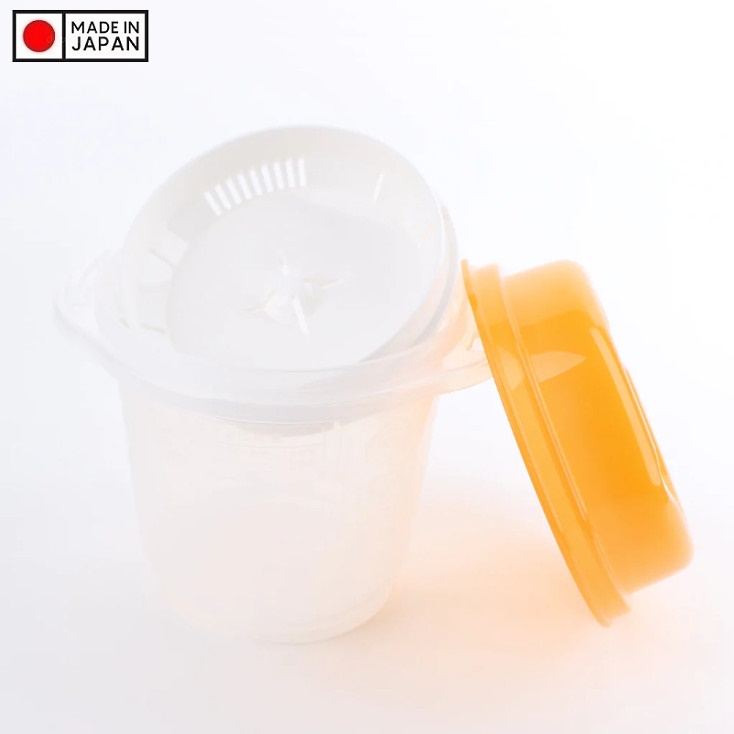 Hộp nấu cơm dùng trong lò vi sóng Inomata 900ml hàng Made in Japan