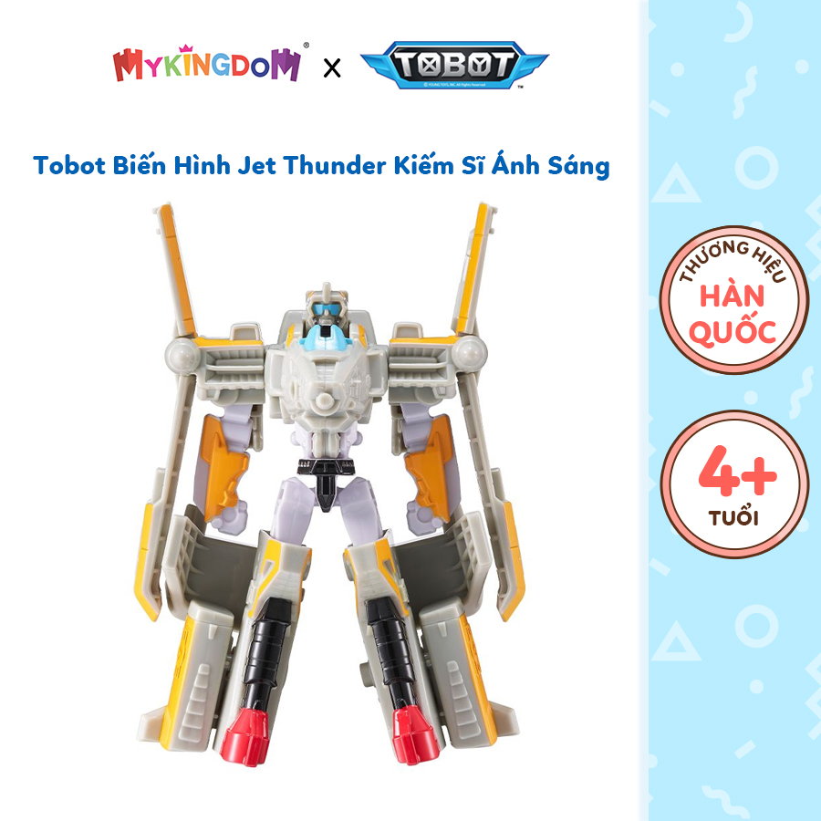 Đồ Chơi Tobot Biến Hình Jet Thunder Kiếm Sĩ Ánh Sáng TOBOT 301141