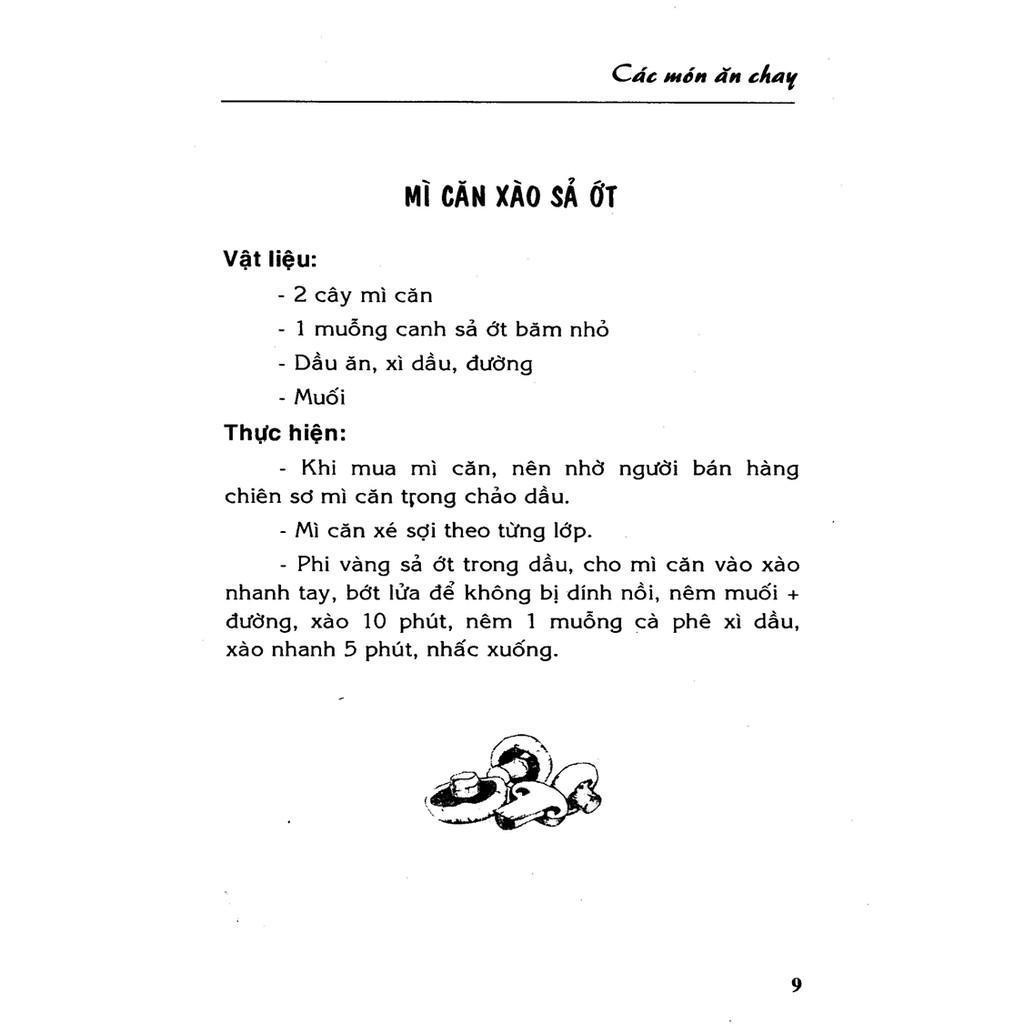 Sách - Các Món Ăn Chay - Việt Thư