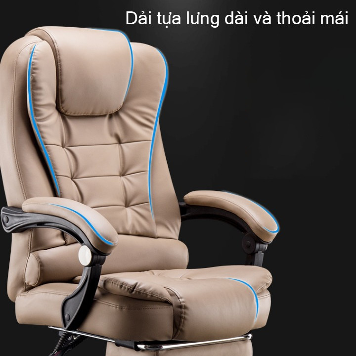 Ghế văn phòng có chế độ massagge 7 điểm siêu hấp dẫn Màu cơ bản ngẫu nhiên nâu đen