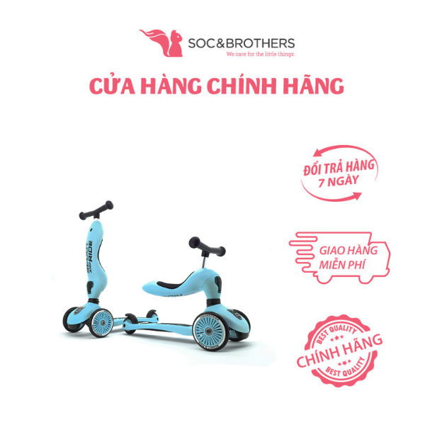 Xe scooter trẻ em Scoot and Ride Highwaykick 1 màu Blueberry