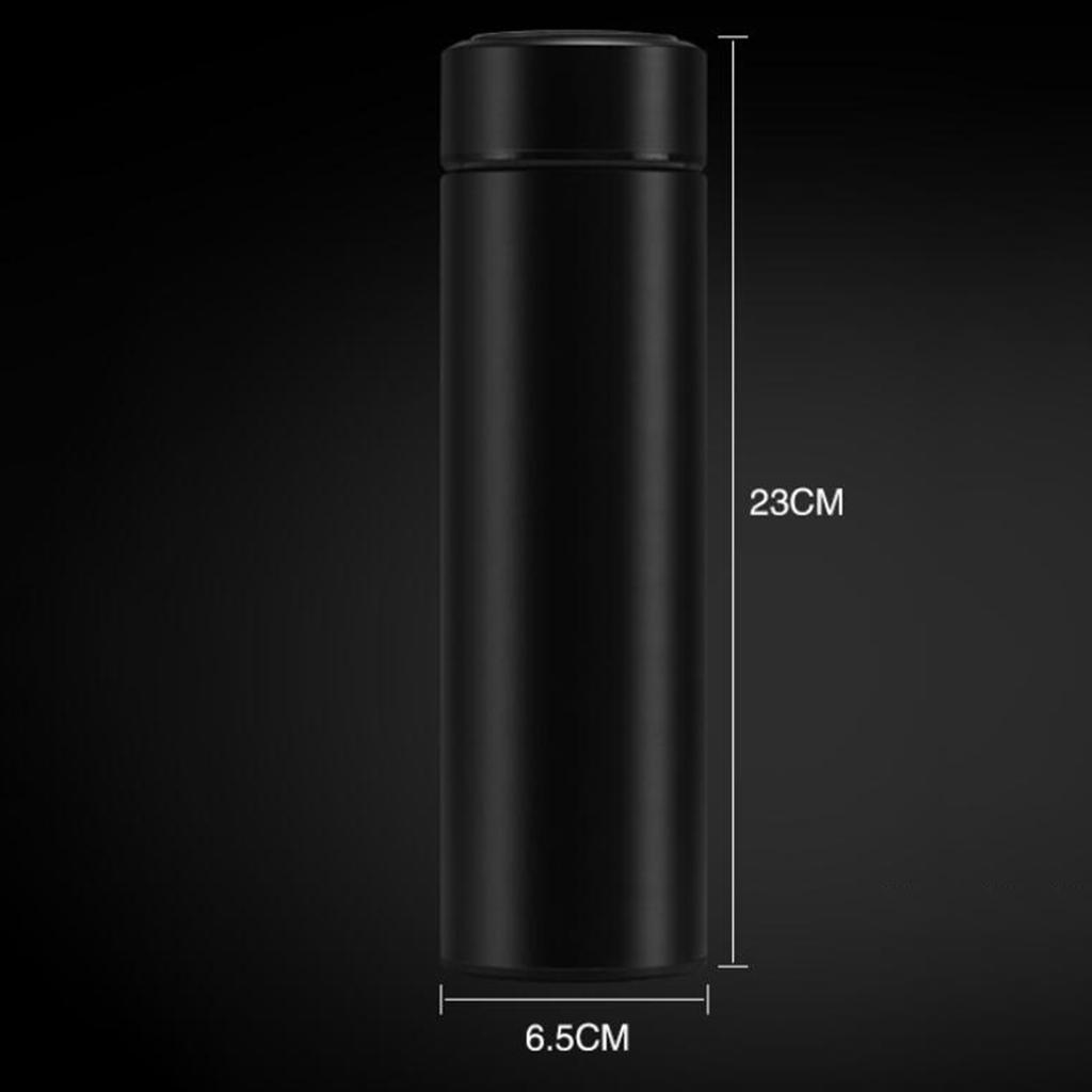 Bottle, 500ml Water Bottle Vacuum Flask 304 Stainless Steel, LED Touch Screen Temperature Gauge, Smart Mug Sealing Bottle