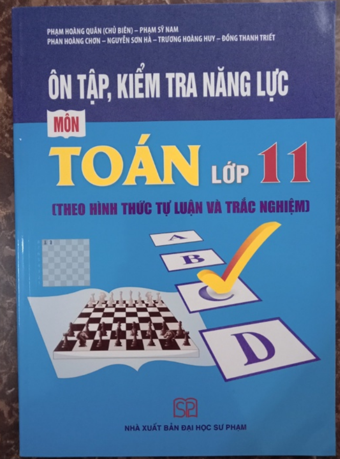 Sách - Ôn tập, kiểm tra năng lực môn Toán lớp 11