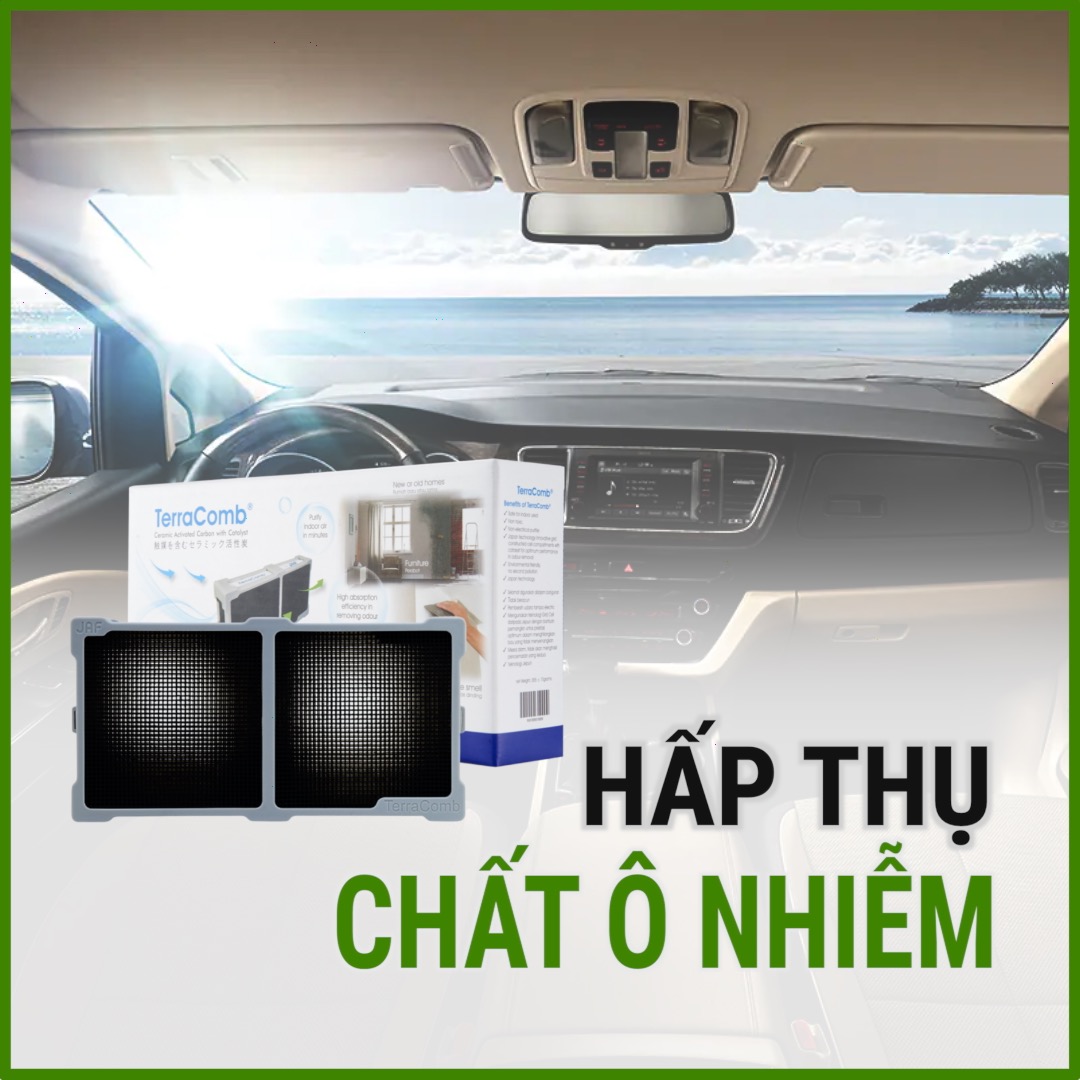 LỌC KHỬ MÙI SƠN/ NHÀ MỚI/ Ô TÔ TERRACOMB FORMALDEHYRE JAPAN AIR FILTER