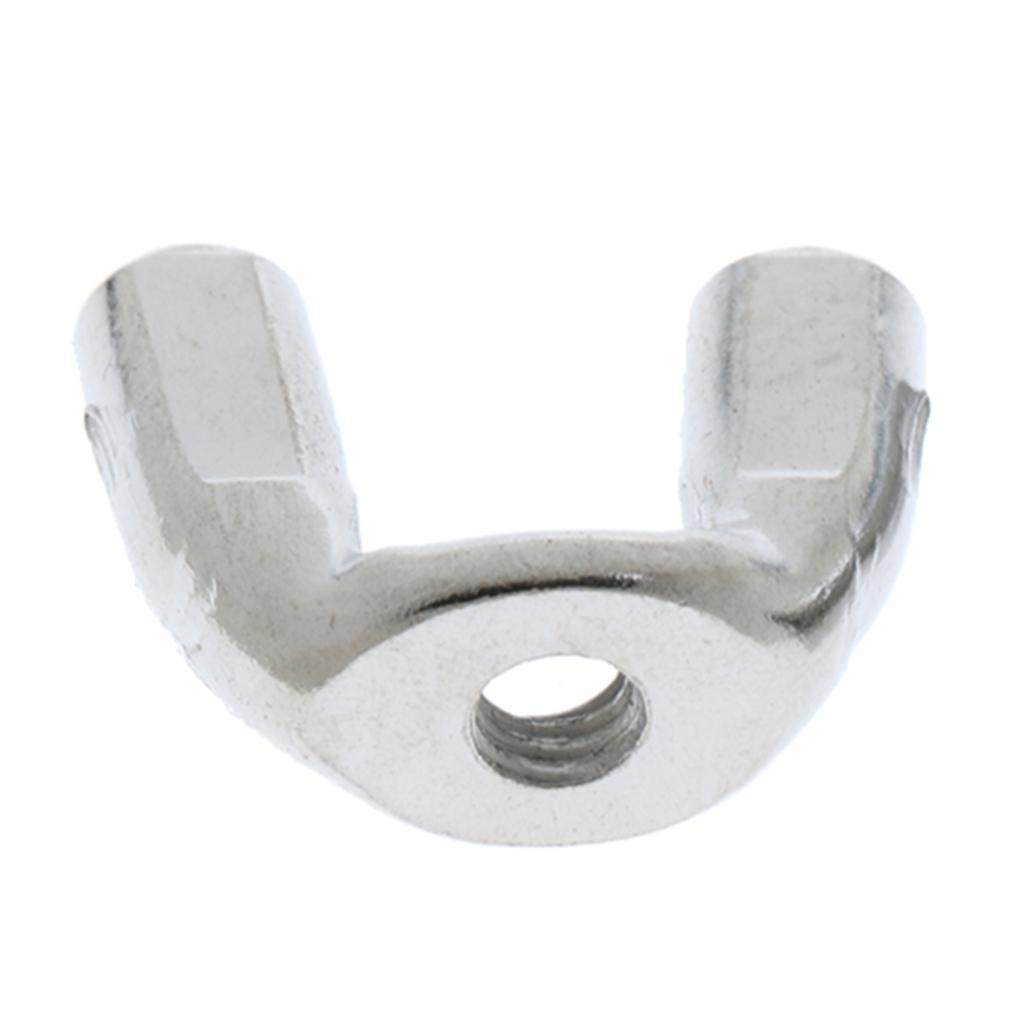 2X 2pcs Cymbal Wingnut for Drum  Hardware Cymbals Stand Replacement 6mm