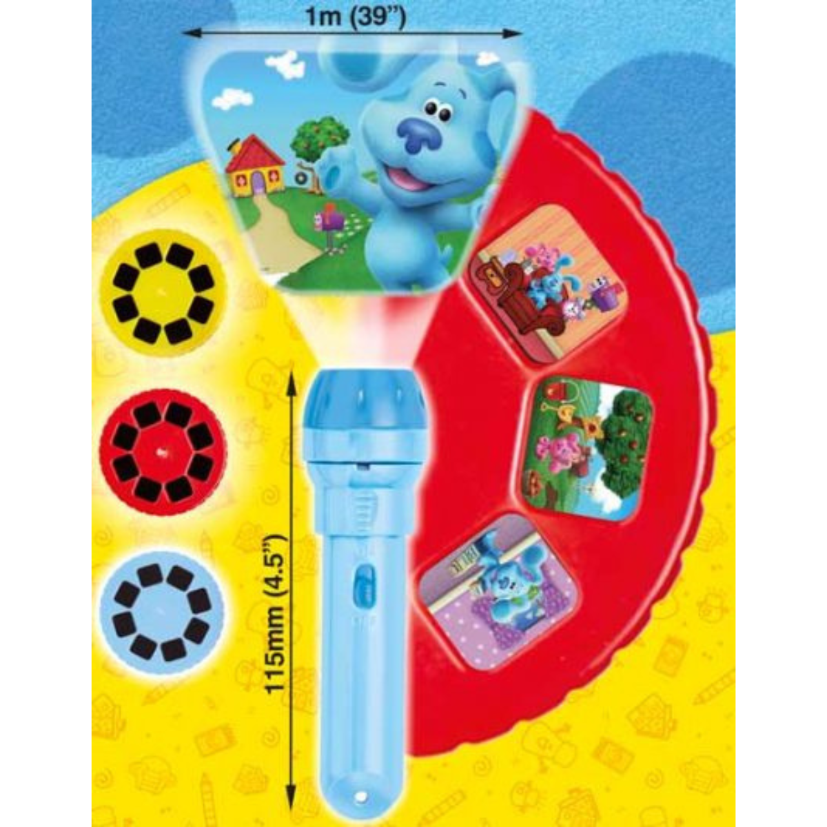 Đồ chơi đèn pin flashlight chủ đề Blue’s Clues & You Brainstorm NIC1001