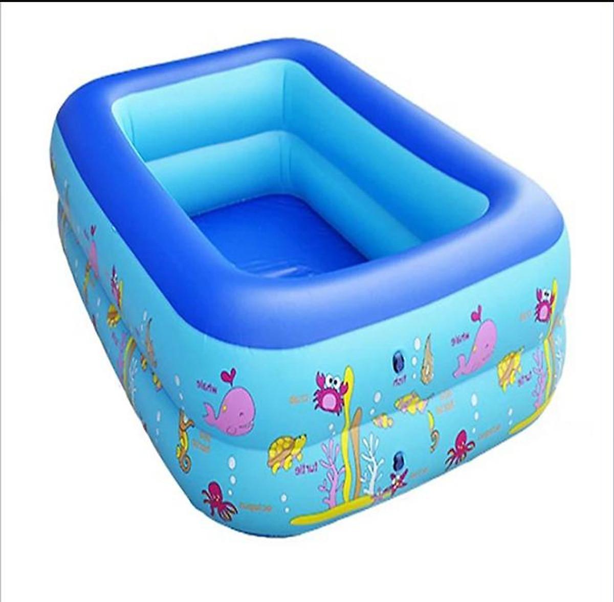 Bể bơi phao bơi cho bé 3 tầng đủ kích cỡ - loại 1m8 3 tầng