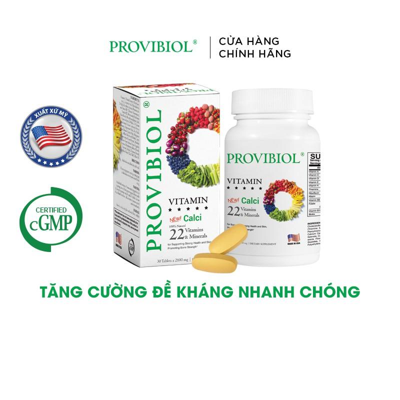 Viên Uống Vitamin Và Khoáng Chất Tăng Cường Sức Khỏe Provibiol Vitamin 30 viên