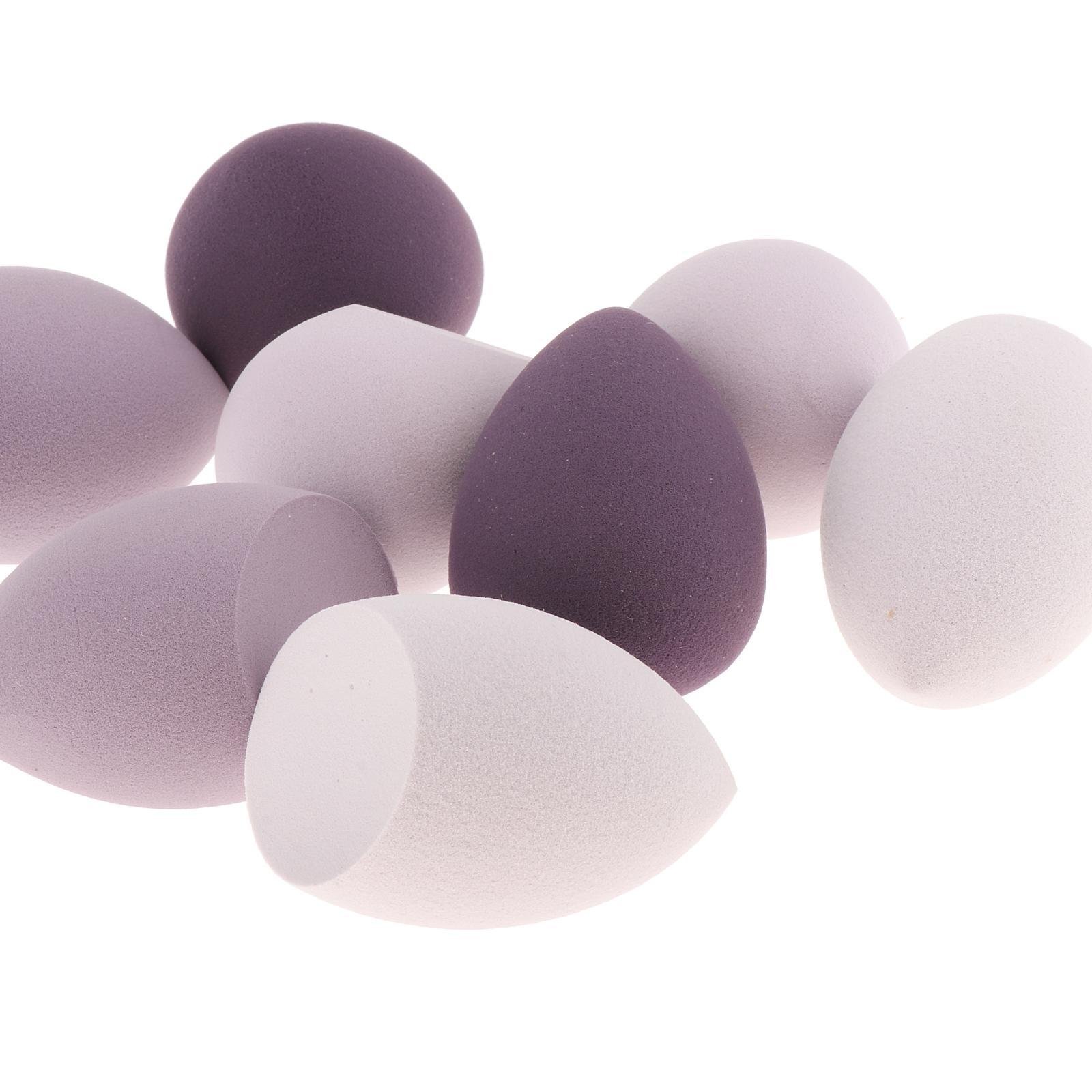8x Makeup Sponge Set Foundation Concealer Powder Cosmtics Puff Latex-Free for all kinds of cosmetics, foundation, BB cream