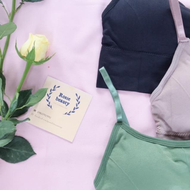 Áo bra tập gym, áo ngực cotton có mút ngực mềm mại A/C069
