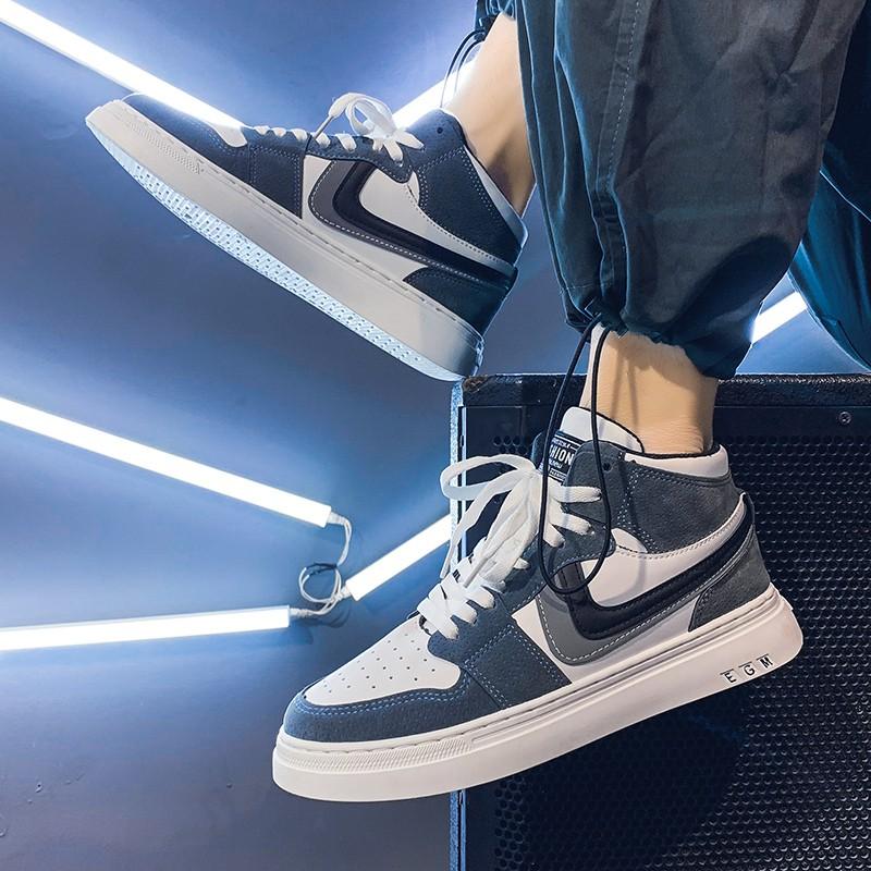 Giày Sneaker Nam ️ Giày Tăng chiều cao-Giày Thể Thao cổ cao