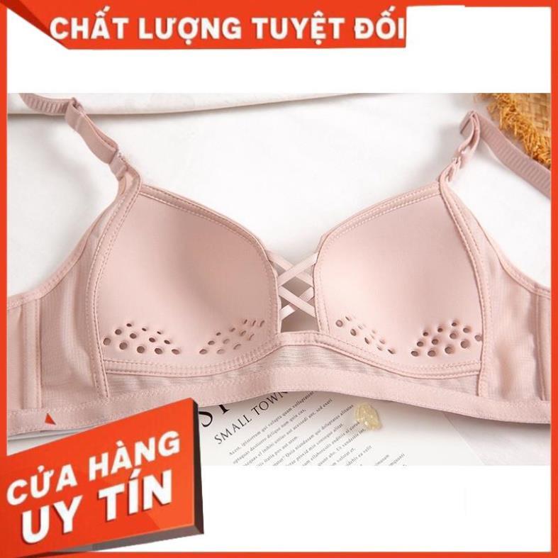 Áo Lót Nữ ️ Áo Ngực Nữ Đúc Su Ren Thông Hơi Nâng Ngực Sexy Điệu Đà 007