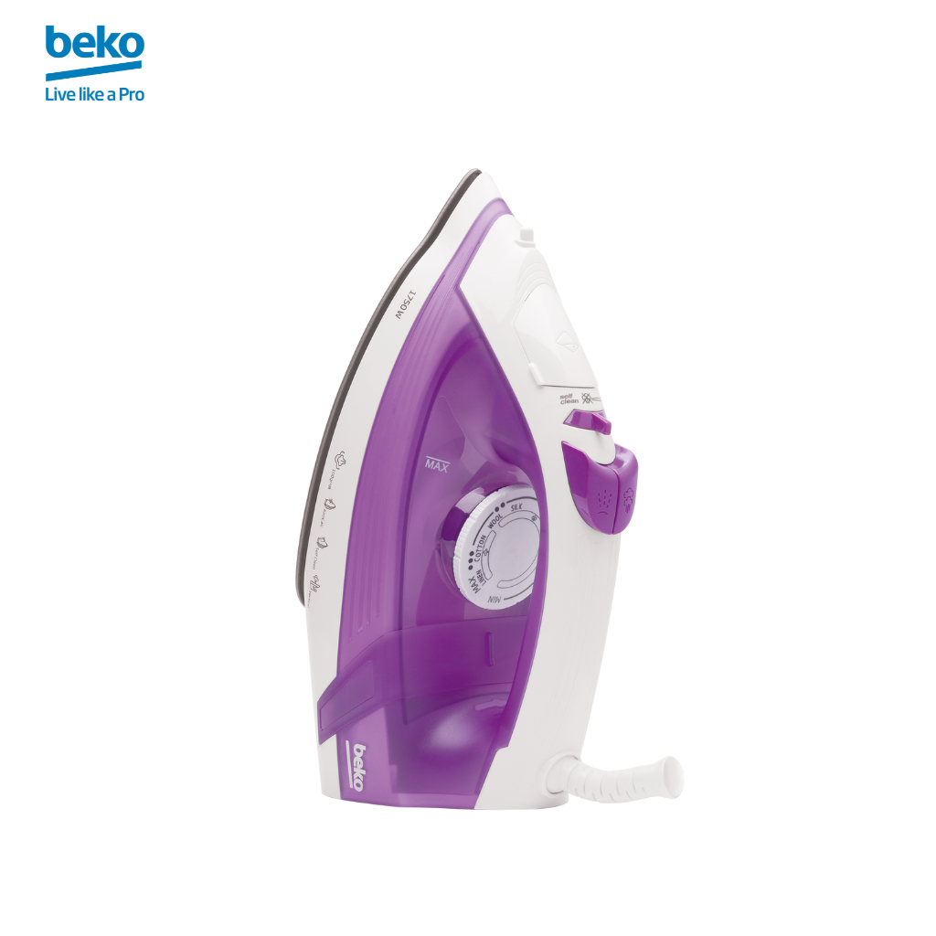 Bàn Ủi Hơi Nước BEKO Mặt Đế Phủ Lớp Chống Dính Ceramic SIM3617 – Hàng Chính Hãng