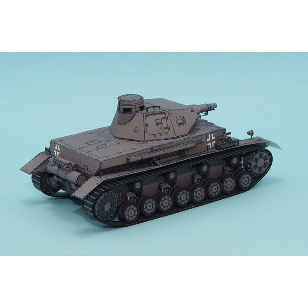 Mô hình giấy xe tank Pz.Kpfw. IV Ausf. D tỉ lệ 1/72