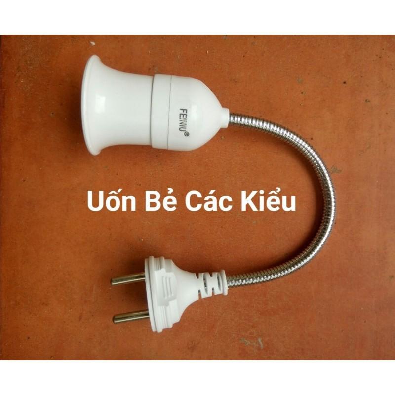 Đui Đèn E27 Có Công Tắc Dài 28cm Uốn Dẻo