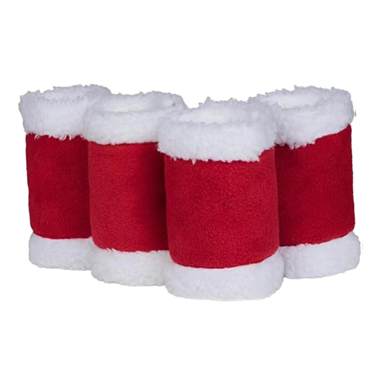 4x Horse Leg Wraps Fly Leg Boots Protective Gear Breathable Warmer Horse Leg Protection Leg Guard for Jumping Sports Dress up