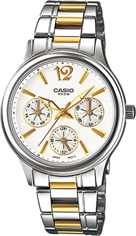 Đồng Hồ Nam Dây Thép Casio  STANDARD LTP-2085SG-7AV - Trắng