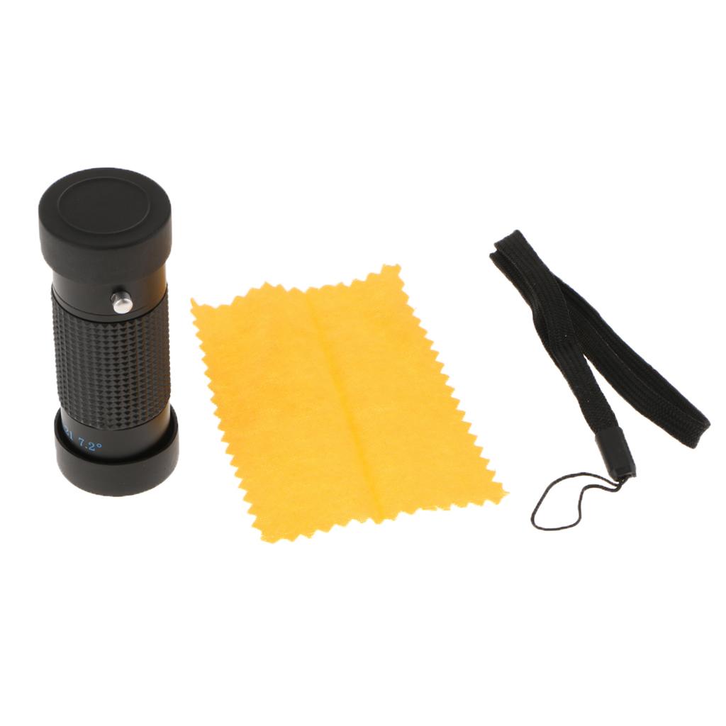 Mini 8x21 Extra Short Focus Optics Monocular Typoscope Microscope Kit