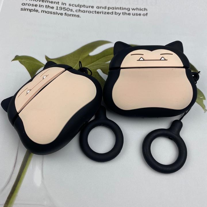 Bao Case, Vỏ ốp bảo vệ hộp tai nghe dành cho airpod 3 hình Snorlax Pokémon dễ thương - Mã TZAP385