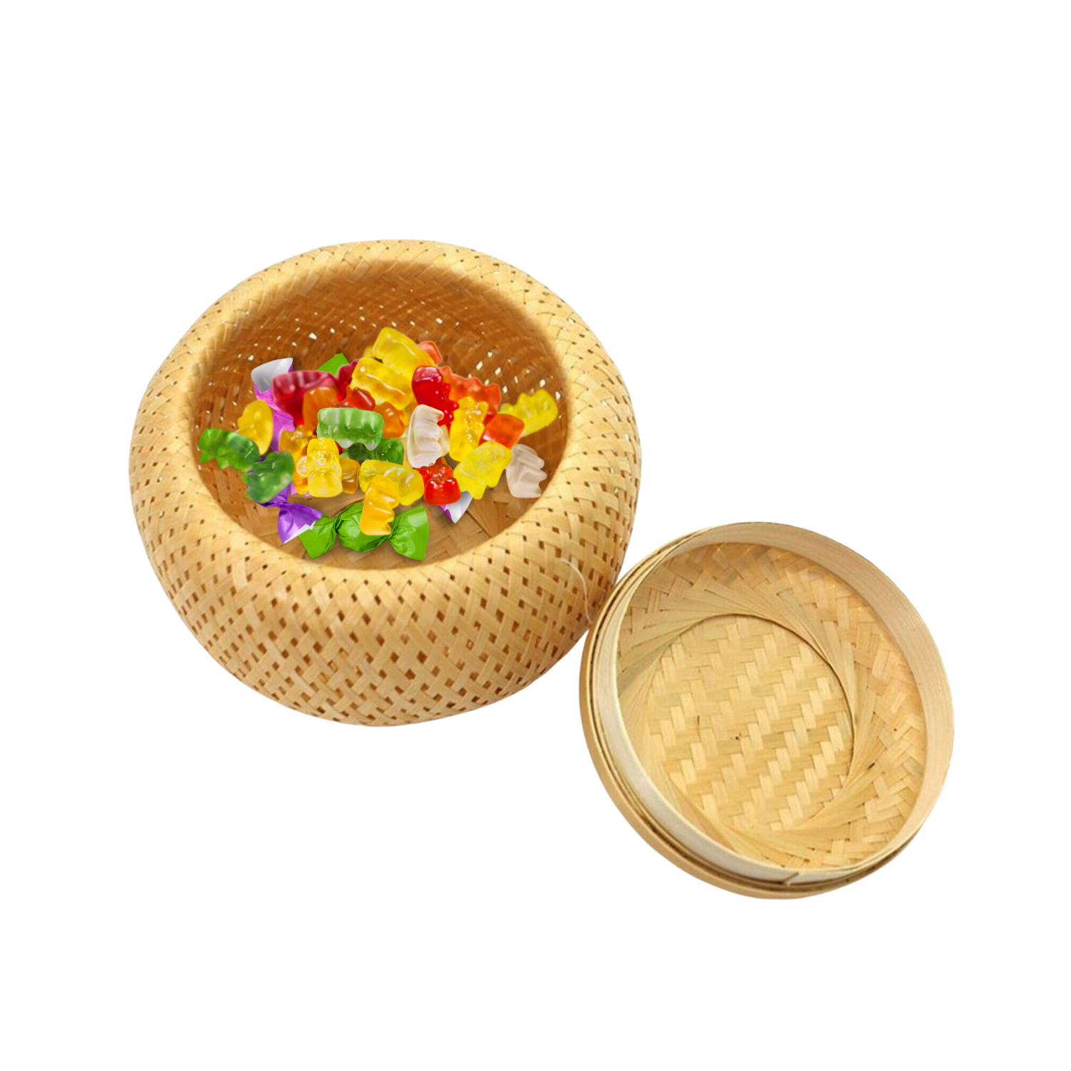 Bộ hủ tre đan