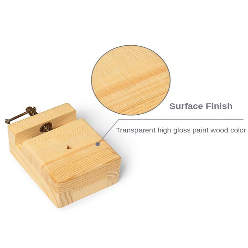 Adjustable Wooden Opening Clamp Table Vise Jaw Bench Clamp Drill Press Vice for Jewelry Watch Carving Fixed Tools