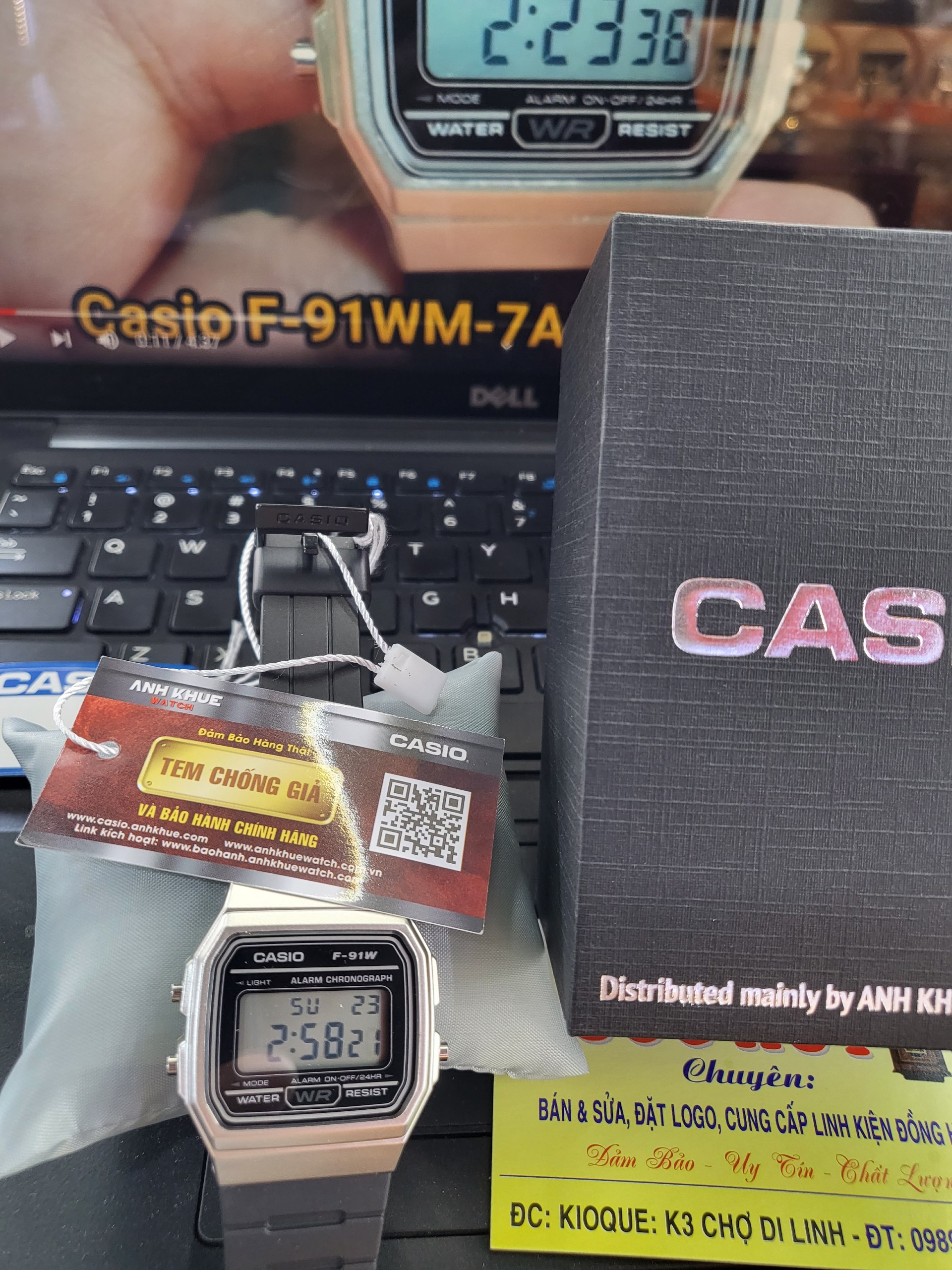 Đồng hồ Nam Casio 33 mm F-91WM-7ADF