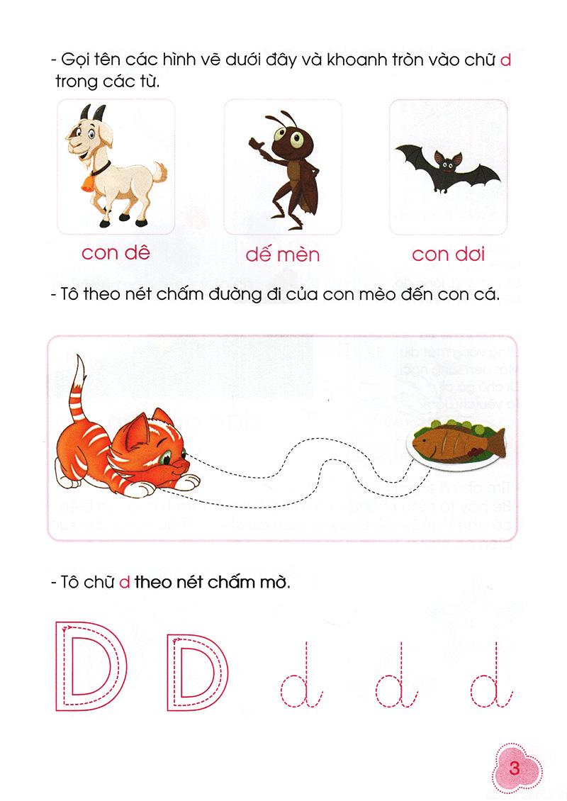 Sách Bé Làm Quen Với Chữ Cái - Quyển 2