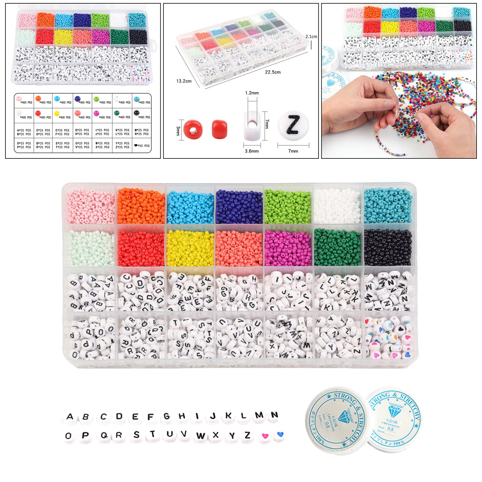 3mm Glass Seed Bead Small Spacer Beads DIY Necklace Jewelry Making Supplies