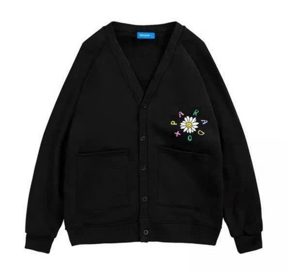 Áo khoác Cardigan Paradox SIGNATURE LOGO CARDIGAN dày dặn ấm áp Nam Nữ Đơn Giản form rộng thu đông hoạ tiết hàn quôc, áo khoác ngoài nhẹ dễ phối đồ