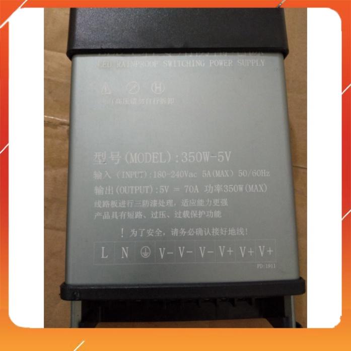 Nguồn chống nước Nguồn outdoor 5V 70A - nguồn 5V - 350W