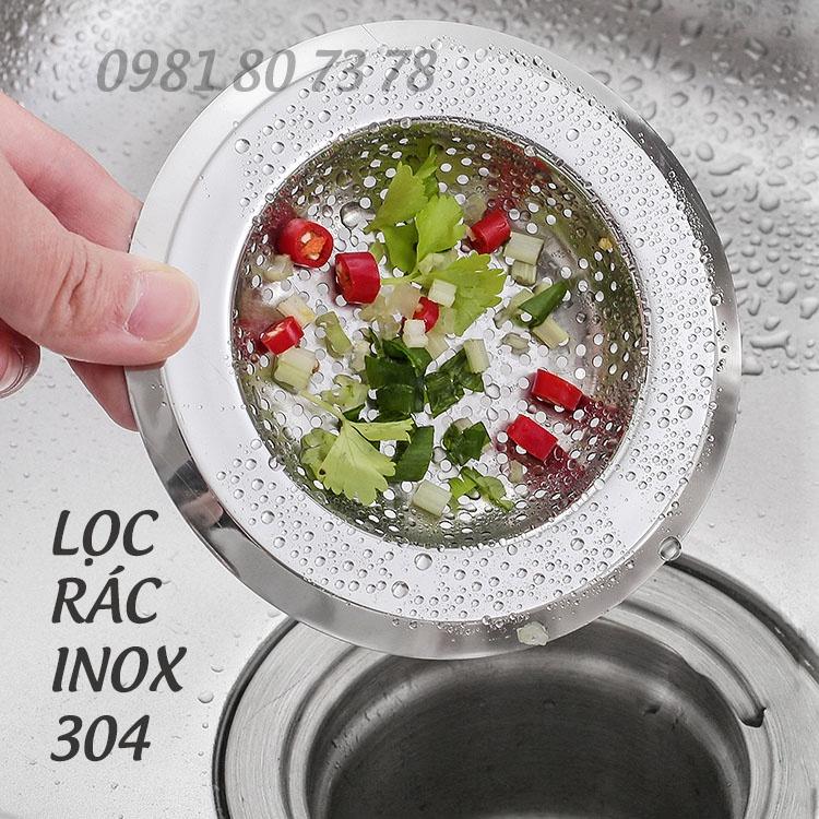 Dĩa lọc rác bồn rửa chén bằng inox 304