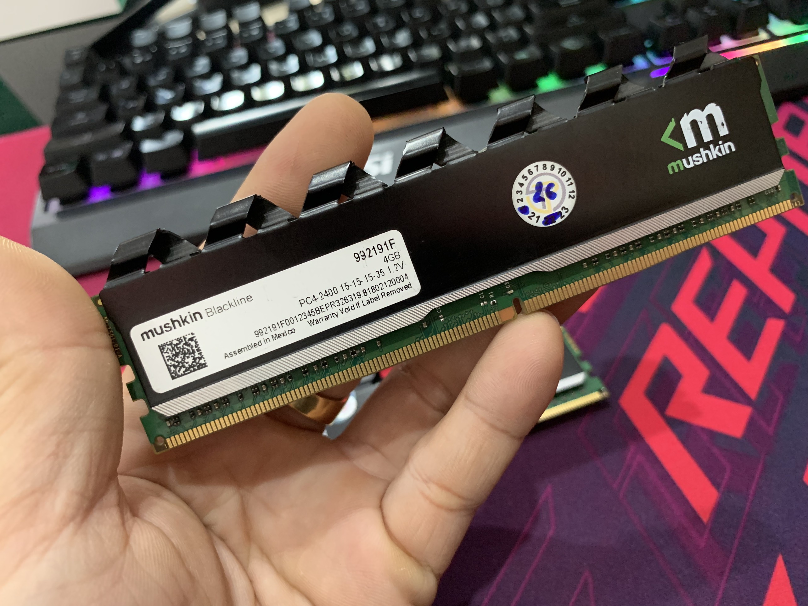 Ram Mushkin Blackline 4GB DDR4 Bus 2400MHz Cas 15 - Hàng chính hãng