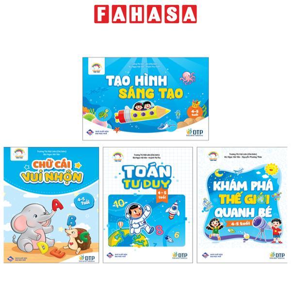 Sách - Bộ Sách Cầu Vồng Trẻ Thơ - Dành Cho Trẻ 4-5 Tuổi (Bộ 4 Quyển)