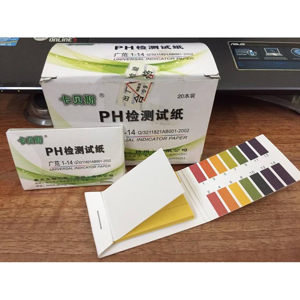 Combo 10 tệp giấy quỳ tím đo pH