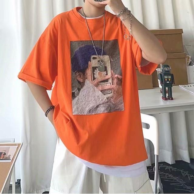 Áo Thun Nam Ngắn Tay In Hình Thời Trang