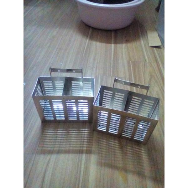 Ống đựng đũa thìa inox 2 ngăn