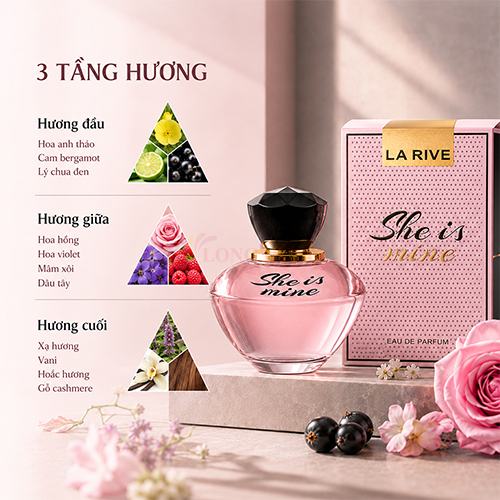 Nước hoa La Rive She Is Mine EDP (90ml) - Hàng chính hãng
