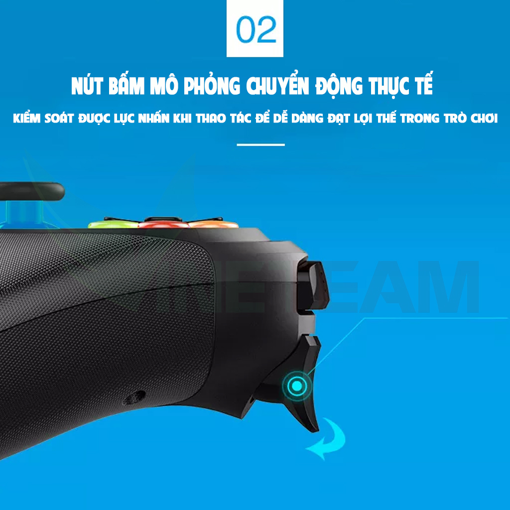 Tay Cầm Chơi Game IPEGA PG-9157 Bluetooth 5.0 Bộ Điều Khiển Gamepad Không Dây Có Joystick Kèm Giá Đỡ Điện Thoại Dành Cho Android IOS PC TiVi Box - Hàng Chính Hãng