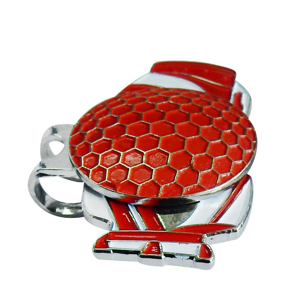 2-3pack Alloy Golf Magnetic Ball Marker with Hat Clip Golf Accessories Red