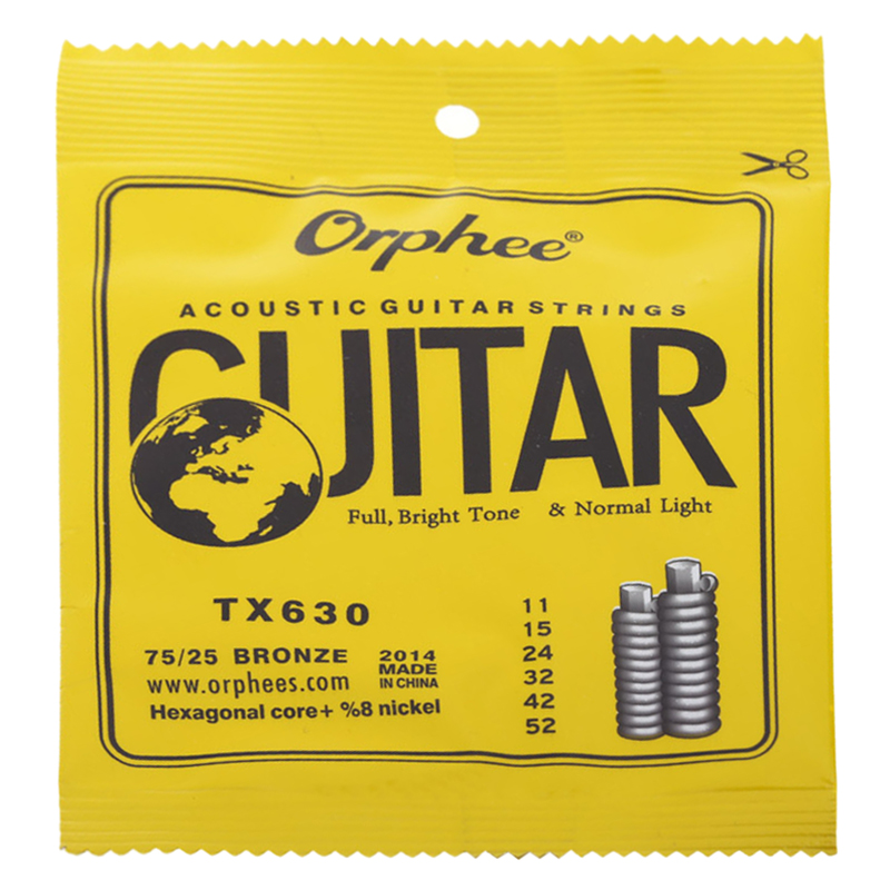DÂY ĐÀN GUITAR AUCOSTIC ORPHEE TX630