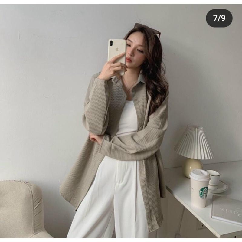 ÁO SƠ MI FORM RỘNG