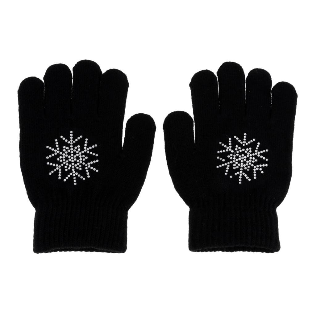 2-Pair Skating Gloves Stretch Gloves Outdoor