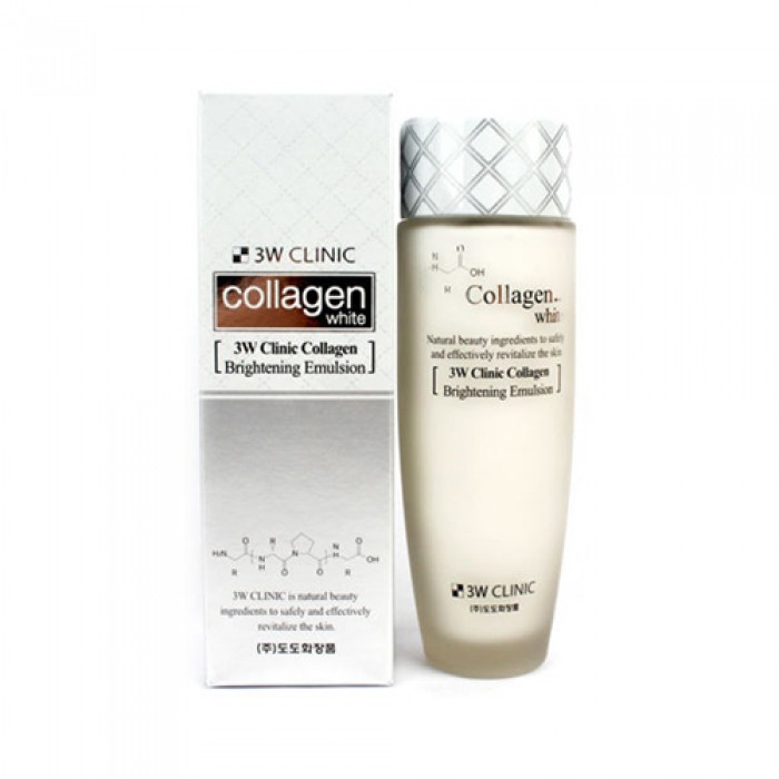 Sữa dưỡng trắng da 3W Clinic Collagen Brightening Emulsion 150ml