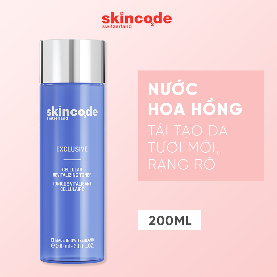 Nước hoa hồng tái tạo da Skincode Cellular Revitalizing Toner 200ml - MS 5005,2