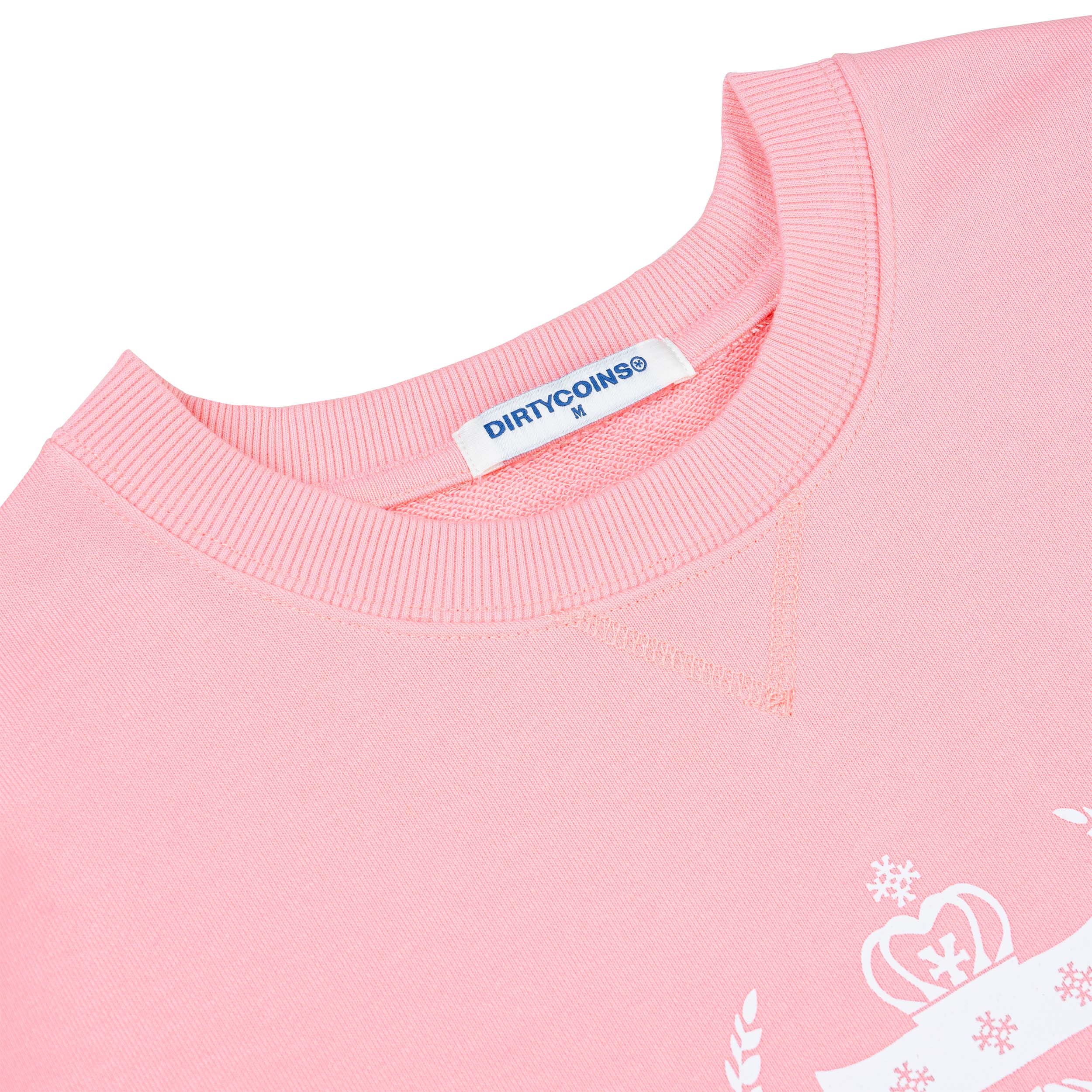Combo Quần Áo DirtyCoins Sweatshirt Academy Script + Sweatshorts Academy - Pink