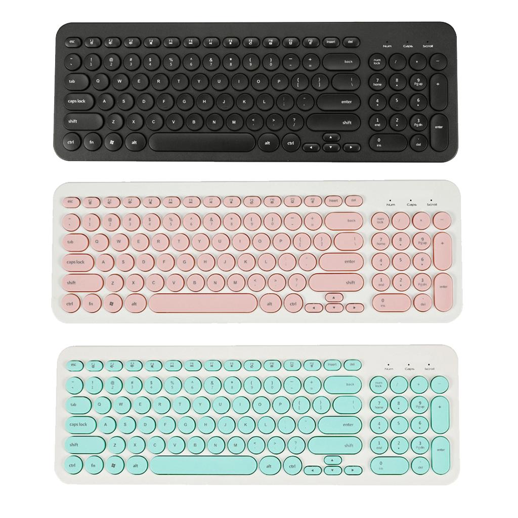 Ultra Thin Keyboard Multimedia Wired USB 96 Keys Office Keyboard