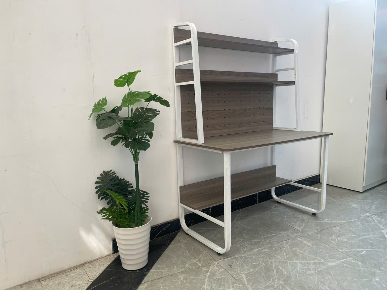 Bàn học sinh, bàn làm việc kèm kệ sách siêu tiện lợi Juno Sofa