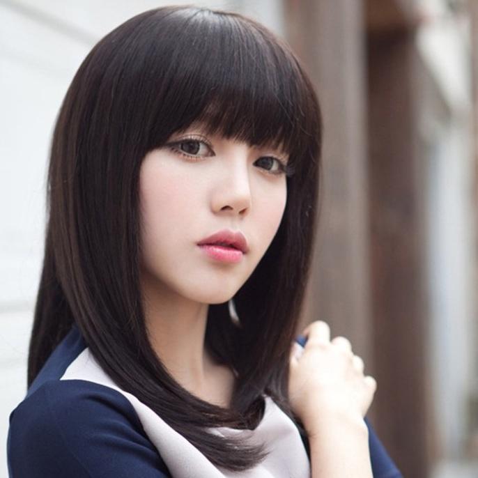 Tóc giả nữ nguyên đầu đẹp Hàn Quốc - TG460